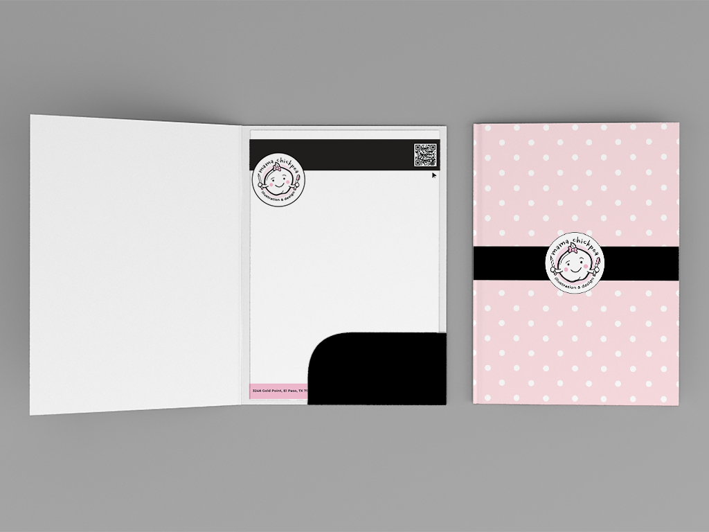 Mama Chickpea Branding Presentation Folder