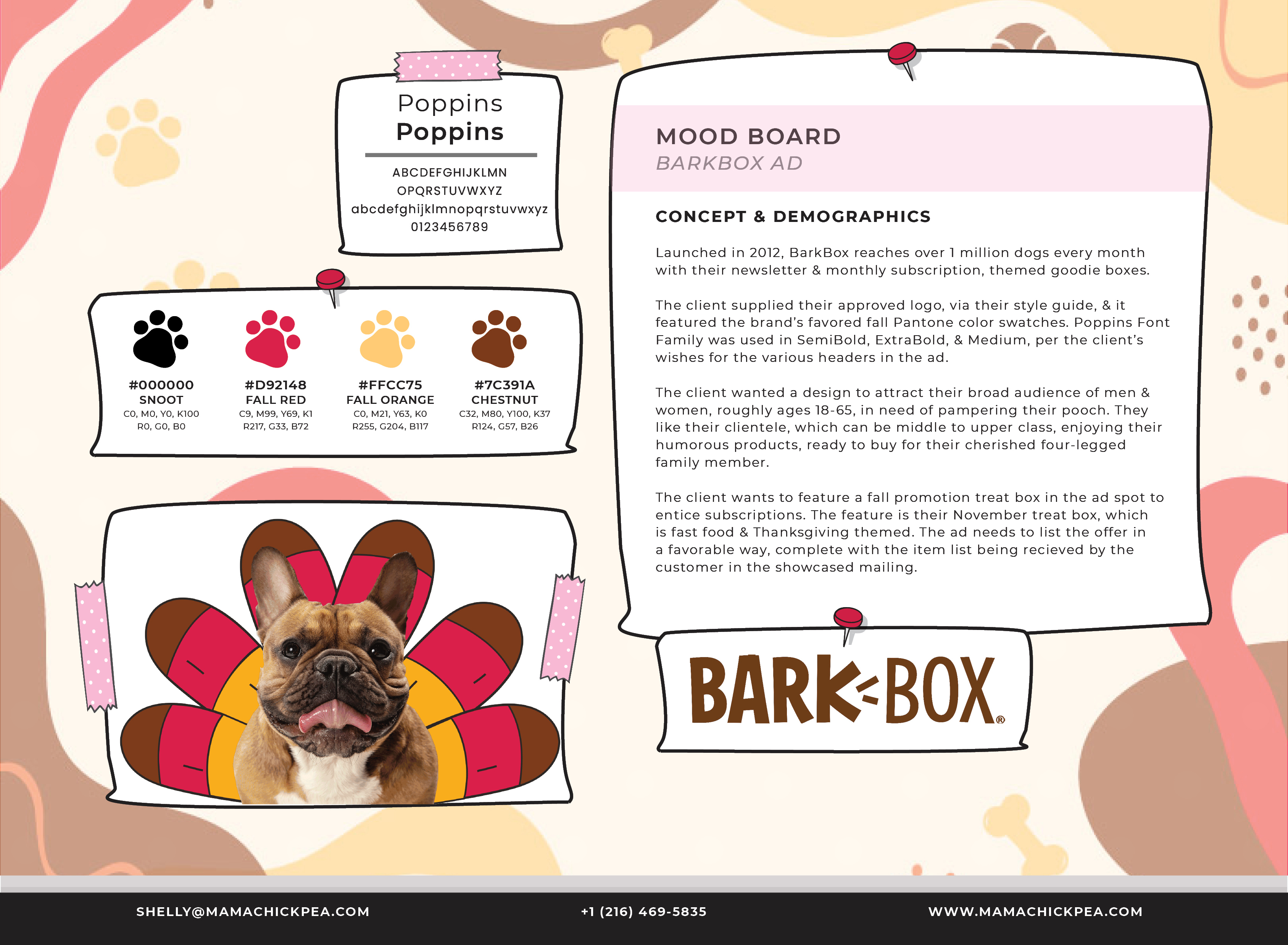 Barkbox Ad Moodboard